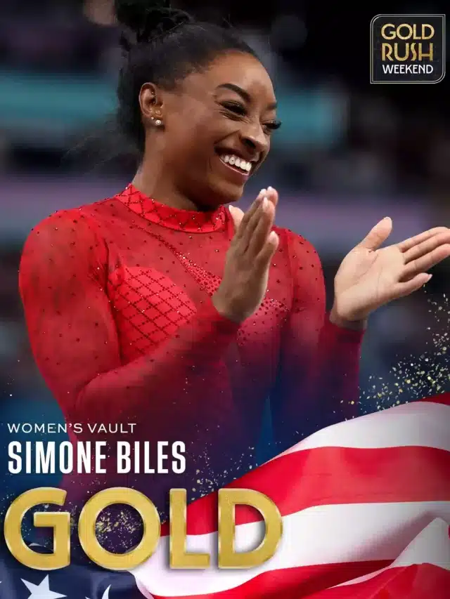 Simone Biles Claims Tenth Olympic Medal with Vault Gold